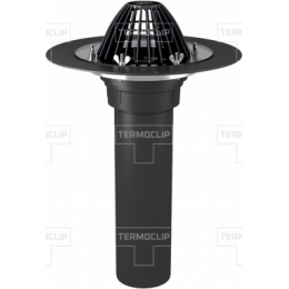 Кровельная воронка с обжимным фланцем